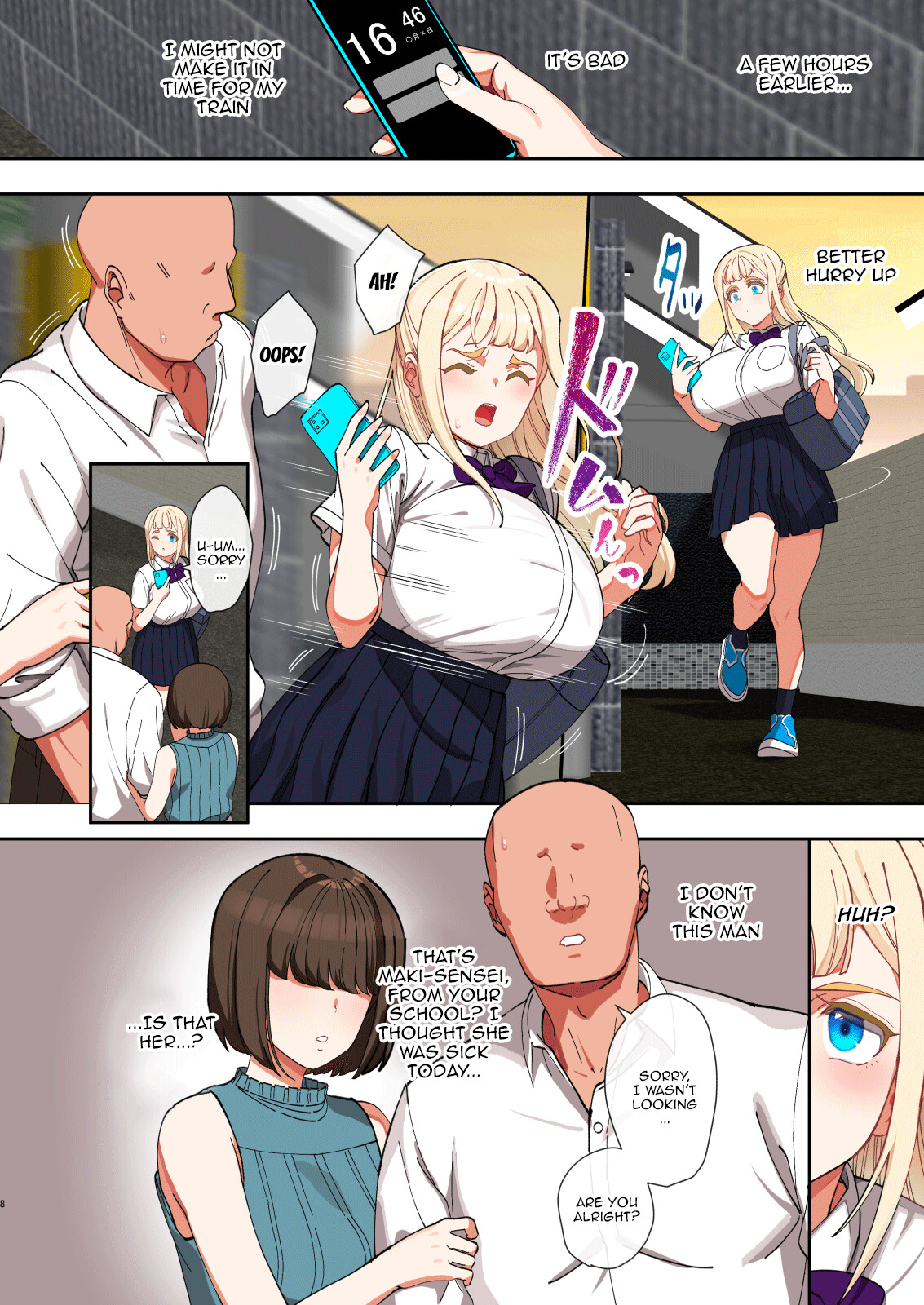 Hentai Manga Comic-The Hypnotized Blonde Student Council President Loves Semen-Read-7